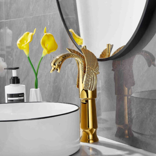 Titanium Bathroom Vessel Sink Faucet