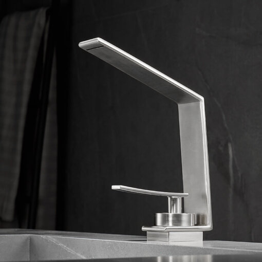 Modern Stainless Steel Waterfall Bathroom Faucet | Water-Saving Efficient Sink Tap